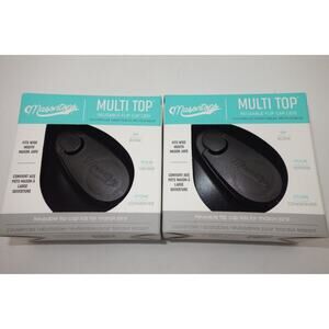 NEW Masontops Multi Top Wide Mouth Mason Jar Lids with Easy Pour Spout 2 Pack